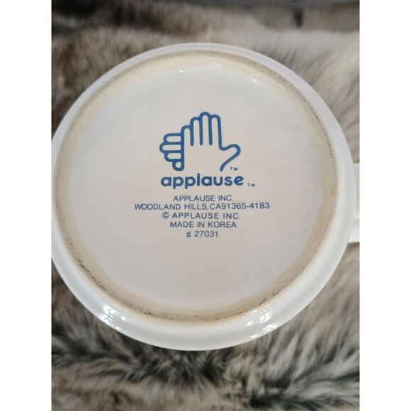 Vintage Applause "I'll Start Tomorrow" Mug Humorous Couch Potato Cup Made in Kor - Picture 4 of 6